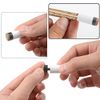 XINGYHENG 15 Set(30pcs) Billiard Cue White Ferrules with Screw-on Replaceable Cue Tips Billiard Accessories Replacement Parts Stick Repair Tool Set(13mm Brown Tip Set)