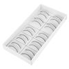 Weimob Mannequin Closed Eyes Practice Training Head and Practice Lahes Set Makeup Cosmetology Mannequin Head Doll for Fake False Eyelash Eye Extension Practice Make Up Tool Set (lash*10pairs)