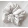 White Jersey Scrunchy-Small - Made in the USA