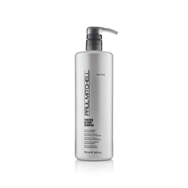 Paul Mitchell Forever Blonde Shampoo, Hydrates + Repairs, For Blonde Hair, 24 fl. oz.