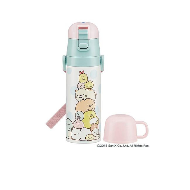 SKDC4 Skater Ultralight Compact 2-Way Stainless Steel Bottle Sumikko Gurashi