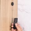 sourcing map 3.3ft Retractable Cable Lock with Arc Patch Remote Control Security Lock with Adjustable Cord Tether Anti Theft for Laptop, TV, 150 G, White