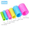 141 Pieces Hair Rollers Set Include 60 Plastic Hair Rollers