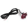 Universal 12V LED Car Push Button Starter Switch Engine Start Button Kit Push Button Ignition Starter Switch(Red)