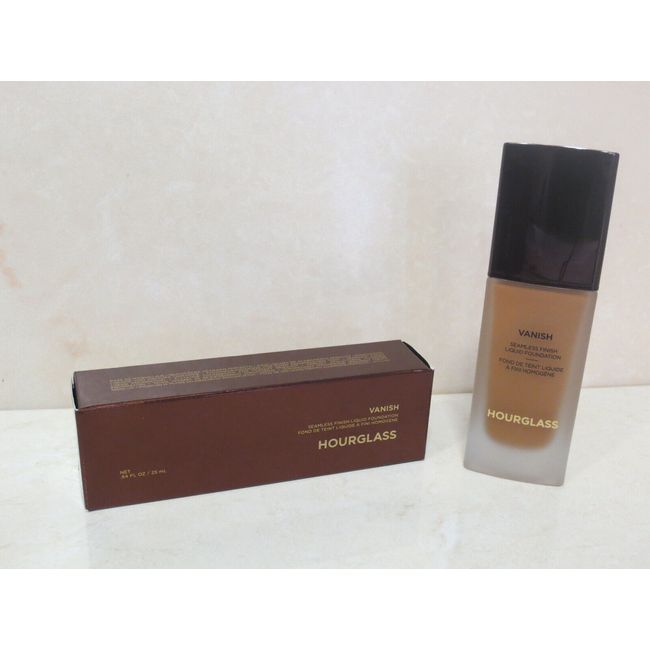 HOURGLASS VANISH SEAMLESS FINISH LIQUID FOUNDATION SABLE .84 OZ BOXED