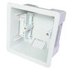 47mm Deep Plasterboard Back Box - Single Dry Lining Flush/Recess Mounted Pattress For Stud/Plaster Board Walls, Face Plates & Socket Outlets