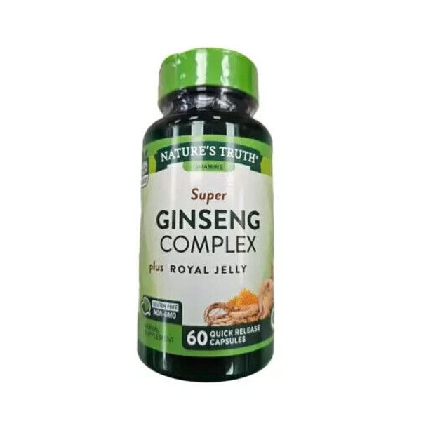 Natures Truth  Ginseng Complex plus Royal Jelly 60 Capsules