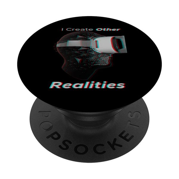 VR Virtual Reality Or AR Augmented Design For Programmers PopSockets Swappable PopGrip