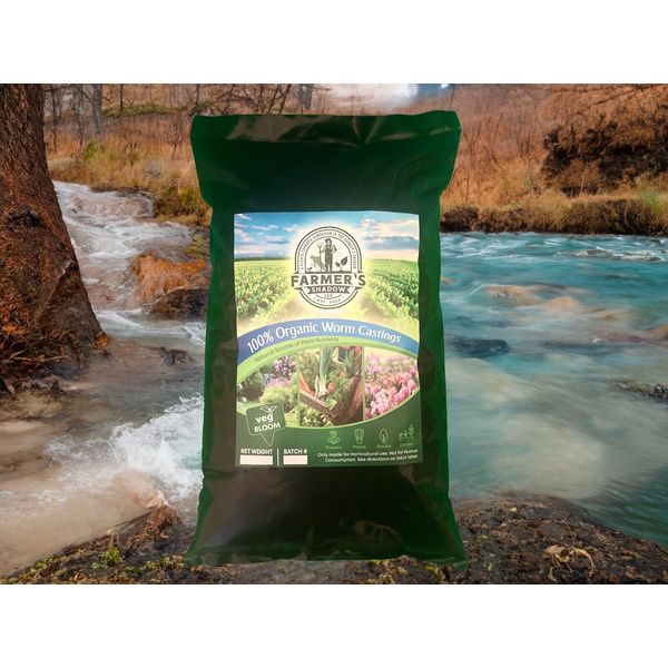 100% Organic Worm Castings 1 Lb Bag