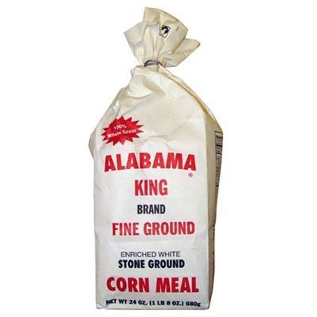 Pack of 3 Fine Ground Enriched White Stone Ground Corn Meal 24 oz