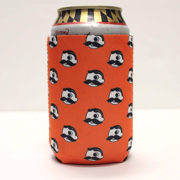 Natty Boh Logo Pattern (Orange) / Can Cooler - Orange / 1