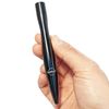 Sustuff | Bamboo Toothbrush with Replaceable Head | Plant-Based Bristles | Biodegradable Wood | Long-Lasting Aluminium Handle (Soft Bristles, Eclipse Black)