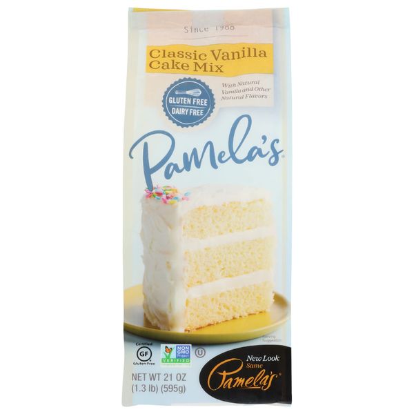 Pamelas Classic Vanilla Cake Mix, 21 oz