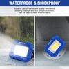 2PC 2000LM Rechargeable LED Work Light Magnetic Work Light Stand COB Flood Light