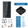 eSOLAR-100W 12V Mono Flexible Solar Panel W/20A Controller For Car Phone Charge