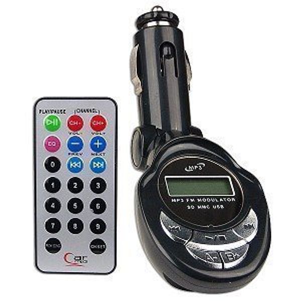 click2go Sd/mmc/USB/mp3 Wireless in Car Fm Transmitter with Remote (Black)