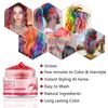 temporary hair color wax red