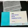 Best Face mask with carbon filter 50 pcs