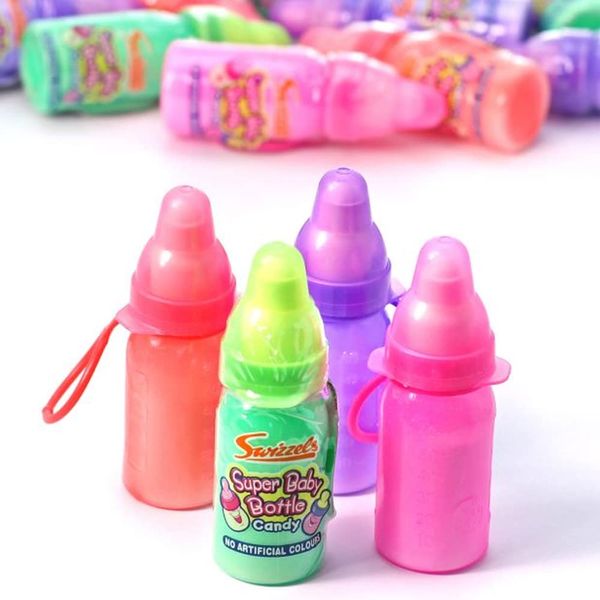 Super Baby Bottle Fruit Flavour Sour Candy Powder 24 x 23g Full Box