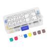 80pcs 6mm Trimmer Capacitors, Electronic Capacitor Kit 5/10/20/30/40/60/70/120P Adjustable Capacitance Trimmer Capacitor Kit