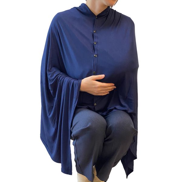 Pharmee Nursing Cape, Large Size, 360° Safe, Multi-functional, Stretchable, Poncho, Stole, Cotton, Buttons, Maternity