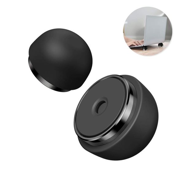 nediea Portable Laptop Cooling Pad, Ergonomic Laptop Feet Stand Small Invisible Cooler Ball Magnetic Foot Heat for MacBook Pro/Air, Lenovo,12-17 Inches Tablet&Laptop