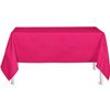 Home Direct Extra Large Rectangular Fabric Tablecloth 140x240cm 55"x94" Fuchsia Pink