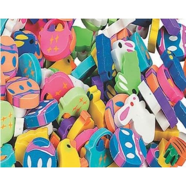 Pack of 24 - Mini Easter Erasers