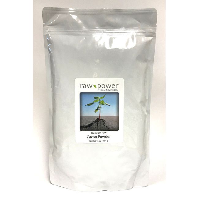 Cacao Powder 16 oz, Premium Quality, 100% Raw, Organic, FACTORY SEALED