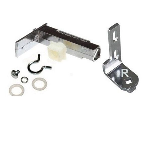 Beverage Air 40B34-022B Chrome Bottom Hinge Assembly - RH Compatible
