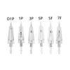20pcs Permanent Makeup Tattoo Needles 1P/3P/5P/5FP/7FP Tattoo Machine Pen Cartridge Needle for Eyebrow Eyeliner Lip Microblading Shading (3P)