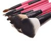 11 pcs makeup brushes, red makeup brush brushes are suitable for cosmetic makeup tools