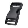 Plastic Side Release Buckle Clip for Luggage, Rucksack/Back Pack, Webbing Strap (25mm - 4 pack, Black),buckles