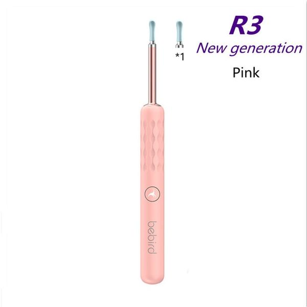 Endoscope Earpick Bebird R1 R3 Smart Multifunction Endoscope 300W HD Visual Ear Extractor Luminous Canal Camera Cleaner, 05 R3 Pink, None, 3.R3 pink