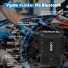 Vgate vLinker MS Bluetooth MFI OBD2 Diagnostic Tool Fault Code Reader OBDII Compatible Car Adapter Check Engine Light for iOS, Android and Windows