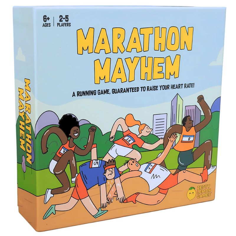 Marathon Mayhem | Running Themed Board Game | Ages 6+ | 2-5 Players ...