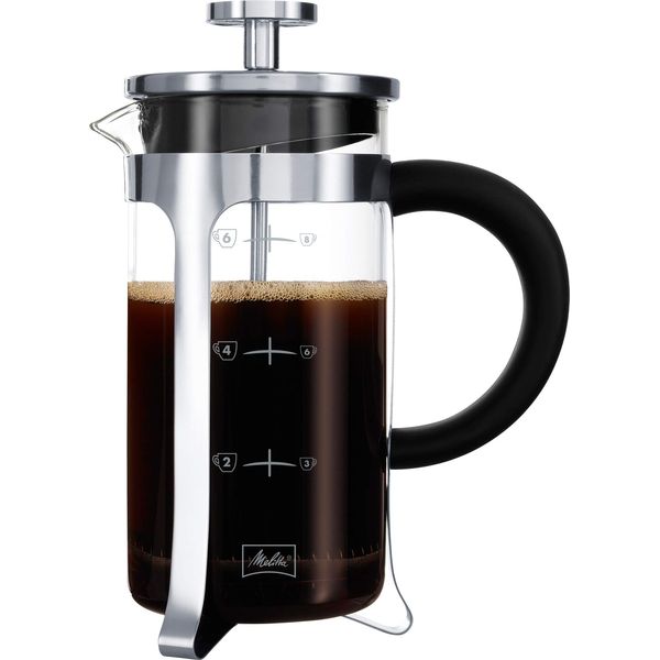 Melitta Manueller Kaffeebereiter - 8 Tassen - Chrom