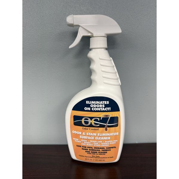 OC7 Odor Control, deodorizer, stain remover, and general cleaner