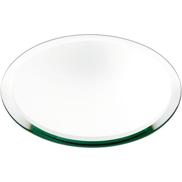 Plymor Round 5mm Beveled Glass Mirror, 8 inch x 8 inch