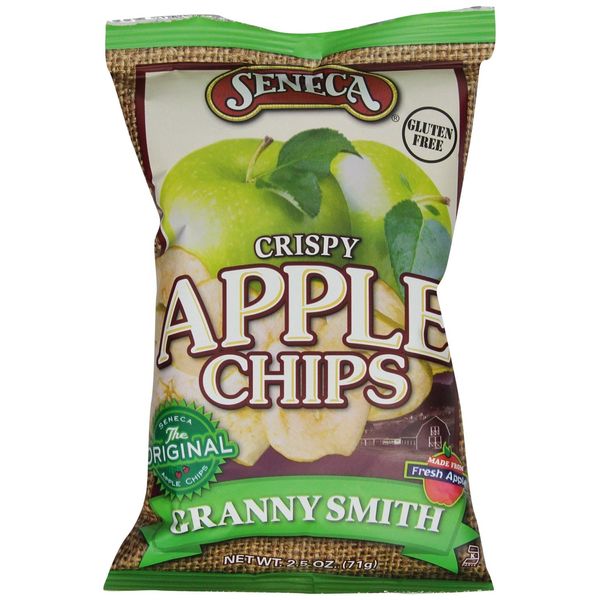 Seneca Crispy Apple Chips, Granny Smith, 2.5 Ounce