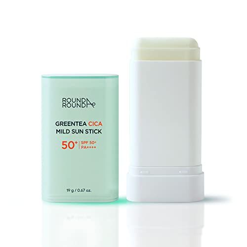 ROUND A'ROUND Green Tea CICA Mild Stick SPF50+ PA++++