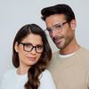 OPULIZE KOI Reading Glasses - Large Rectangular Frame - Black - Mens Womens - Spring Hinges - R50-1 - +3.50