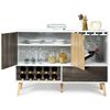 Mid-Century Kitchen Buffet Cabinet Sideboard Storage w/Adjustable Shelf & Drawer