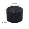 Herb Grinder Metal,Speckled Design, 4 Piece, 63mm/2.5"(Black)
