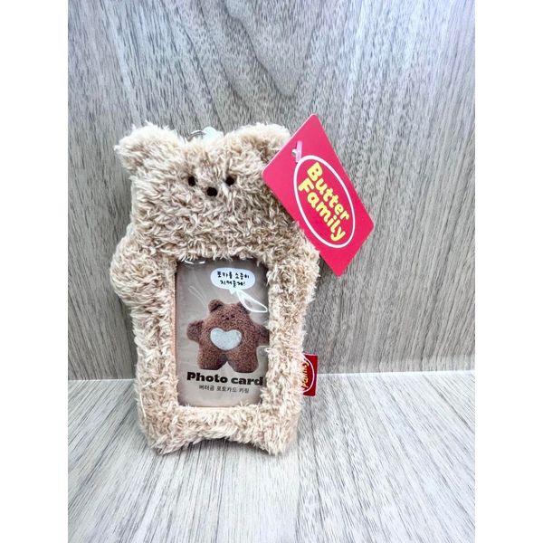 Korean Butter Family Trading Card Case Pass Case Bear