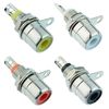 4 x RCA Panel Mount Sockets - Red, Black, White, Yellow