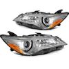 For 2015-2017 Toyota Camry LE/XLE/SE/XSE Chrome Left+Right Headlights Assembly