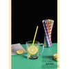Gcardist Rainbow Paper Straws for Drinking Disposable Straws 100 Pack Disposable Straws Bulk(15 Solid Color)