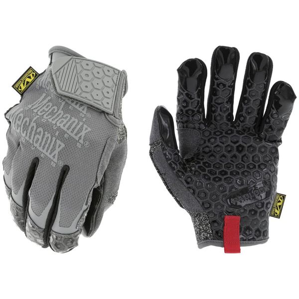 Mechanix Wear Box Cutter Warehousing Work Gripper Gloves (Medium, Grey)