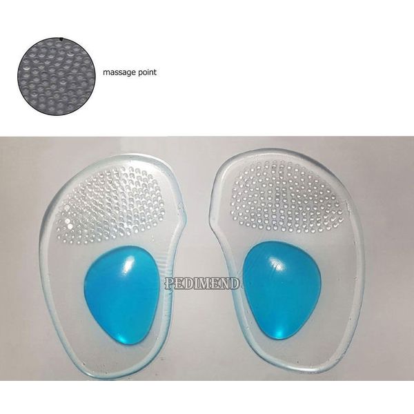 Pedimend™ Gel Arch Support Shoe Insoles | Silicone Gel Front Feet Shoe Pads | Ideal for High Heels | Reduces Pressure on The Forefoot | Prevents Shoe Rubbing